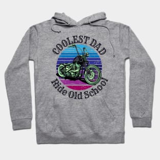 Coolest dad ride old school Hoodie